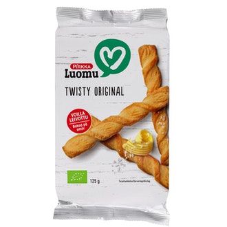 Pirkka Luomu twisty original 125g kalorit ja ravintosisältö - 500 kcal