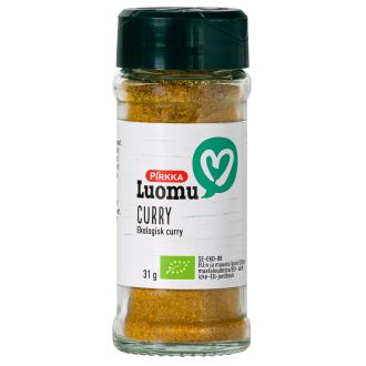 Pirkka Luomu curry 31g kalorit ja ravintosisältö - 337 kcal