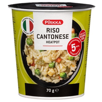 Pirkka Riso Cantonese Heatpot 70g kalorit ja ravintosisältö - 258 kcal