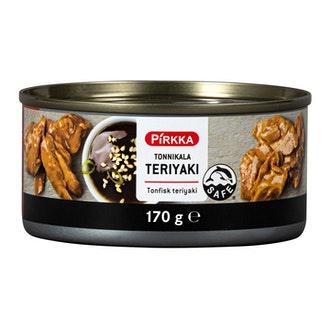 Pirkka tonnikala teriyaki 170g kalorit ja ravintosisältö - 138 kcal
