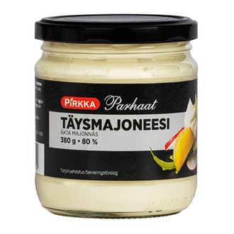 Pirkka Parhaat täysmajoneesi 380g kalorit ja ravintosisältö - 739 kcal