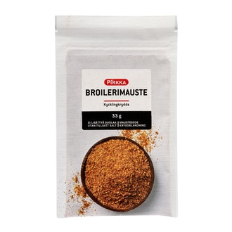 Pirkka broilermauste 33g suolaton kalorit ja ravintosisältö - 339 kcal