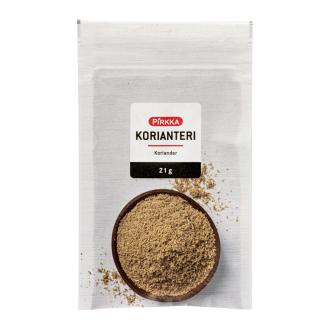 Pirkka Korianteri 21g jauhettu kalorit ja ravintosisältö - 375 kcal