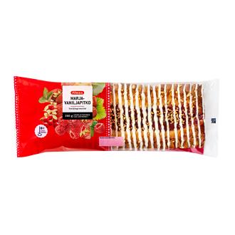 Pirkka marja-vaniljapitko 350g kalorit ja ravintosisältö - 301 kcal