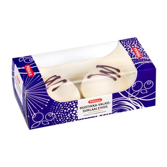 Pirkka gluteeniton mustikka-valkosuklaa leivos 2kpl/160g pakaste kalorit ja ravintosisältö - 402 kcal