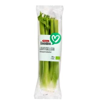 Pirkka luomu lehtiselleri 300g 1lk kalorit ja ravintosisältö - 13 kcal