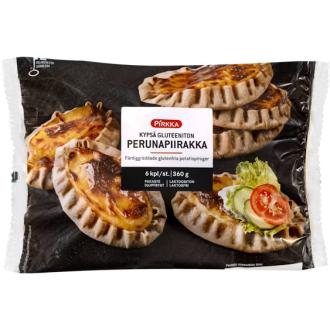 Pirkka gluteeniton Perunapiirakka 6 kpl / 360 g kypsä pakaste