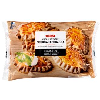 Pirkka gluteeniton porkkanapiirakka 6 kpl / 360 g kypsä pakaste kalorit ja ravintosisältö - 200 kcal