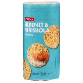 Pirkka maissikakku 130g siemenet ja merisuola gluteeniton