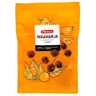 Pirkka inkamarja 100g kalorit ja ravintosisältö - 295 kcal