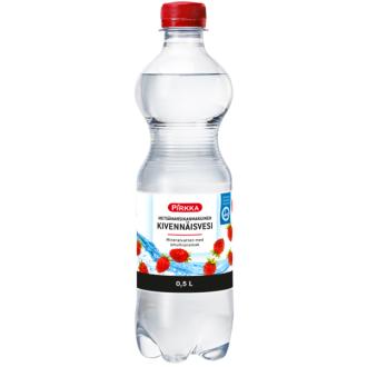Pirkka metsämansikanmakuinen kivennäisvesi 0,5l kalorit ja ravintosisältö - 0 kcal