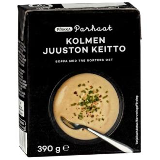 Pirkka Parhaat kolmen juuston keitto 390g