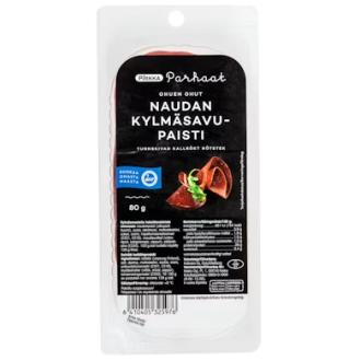 Pirkka Parhaat ohuen ohut naudan kylmäsavupaisti 80g