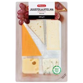 Pirkka juustolajitelma 200g kalorit ja ravintosisältö - 632 kcal