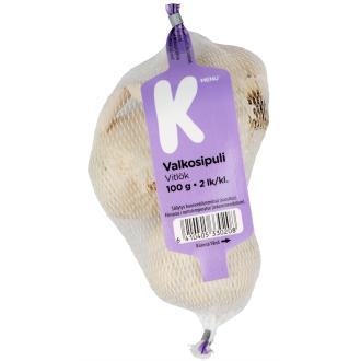 K-Menu valkosipuli 100g 2lk kalorit ja ravintosisältö - 108 kcal