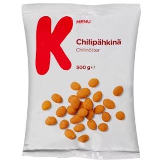 K-Menu chilipähkinät 500g