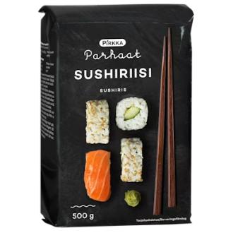 Pirkka Parhaat sushiriisi 500g kalorit ja ravintosisältö - 353 kcal