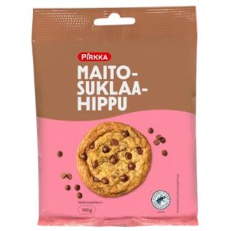 Pirkka maitosuklaahippu 100g kalorit ja ravintosisältö - 592 kcal