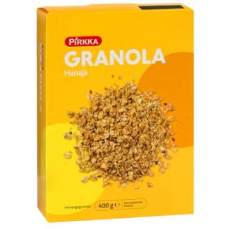 Pirkka hunajagranola 400g kalorit ja ravintosisältö - 426 kcal