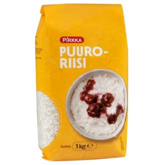 Pirkka puuroriisi 1kg