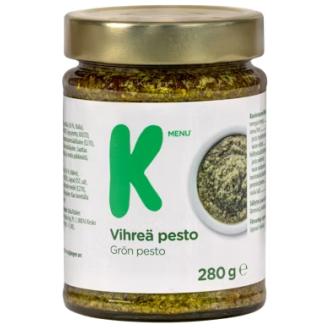 K-Menu vihreä pesto 280g kalorit ja ravintosisältö - 468 kcal
