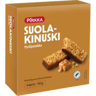 Pirkka myslipatukka 6-pack 150g suolainen kinuski