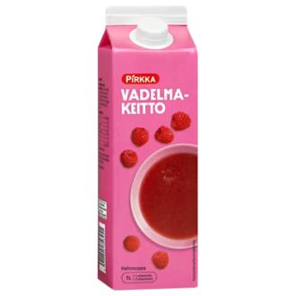 Pirkka vadelmakeitto 1l kalorit ja ravintosisältö - 38 kcal