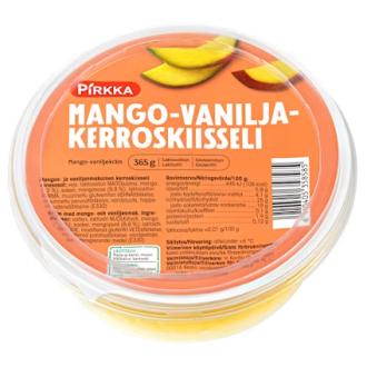 Pirkka vanilja-mango kerroskiisseli 365g