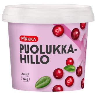 Pirkka puolukkahillo 400g kalorit ja ravintosisältö - 159 kcal