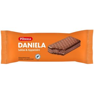 Pirkka Daniela 56g suklaa-appelsiini kalorit ja ravintosisältö - 301 kcal