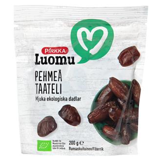 Pirkka Luomu pehmeä taateli 200g kalorit ja ravintosisältö - 280 kcal