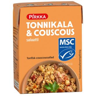 Pirkka tonnikala-couscous salaatti 160g MSC kalorit ja ravintosisältö - 193 kcal