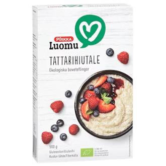Pirkka Luomu tattarihiutale 500g gluteeniton