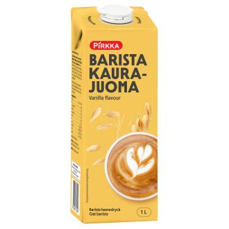 Pirkka kaurajuoma Barista vanilja 1l UHT kalorit ja ravintosisältö - 72 kcal