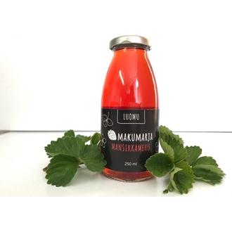 Luomumansikkamehu kalorit ja ravintosisältö - 35 kcal