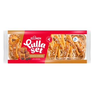 Elonen Pullaset Mokka-kinuskipitko 350g kalorit ja ravintosisältö - 353 kcal