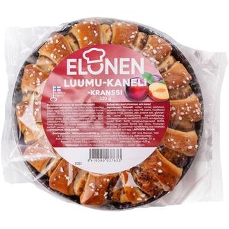 Elonen Luumu-kanelikranssi vege 330g kalorit ja ravintosisältö