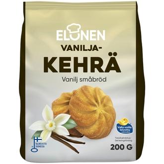Elonen vaniljakehrä pikkuleipä 200g kalorit ja ravintosisältö - 492 kcal