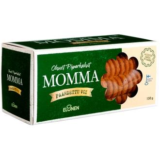 Momma ohuet piparkakut paahdettu voi 150g kalorit ja ravintosisältö - 413 kcal