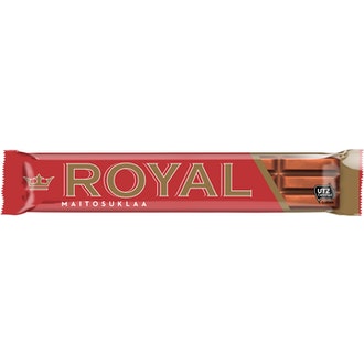 Royal maitosuklaa suklaapatukka 42g UTZ kalorit ja ravintosisältö