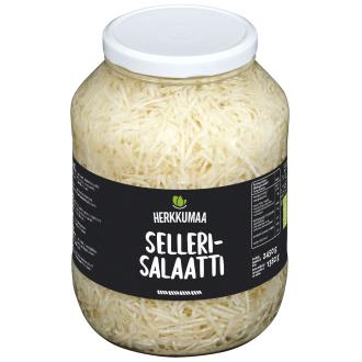 Herkkumaa sellerisalaatti 2450/1380g kalorit ja ravintosisältö - 34 kcal