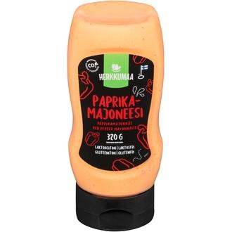 Herkkumaa Paprikamajoneesi 320g kalorit ja ravintosisältö - 497 kcal