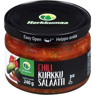 Herkkumaa chilikurkkusalaatti 240g kalorit ja ravintosisältö - 44 kcal