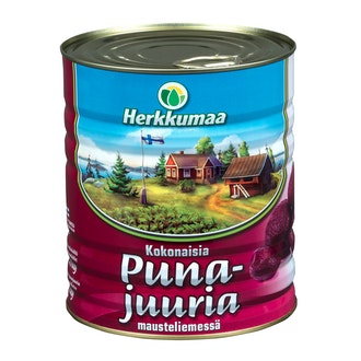 Herkkumaa punajuuri kokonainen 3,1/2,0kg kalorit ja ravintosisältö
