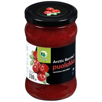 Arctic Berries Puolukkahillo 330G kalorit ja ravintosisältö