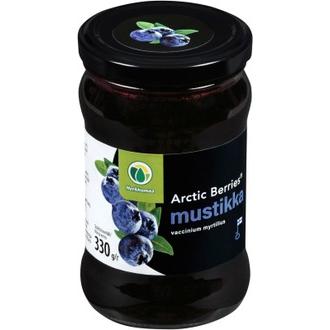 Arctic Berries Mustikkahillo 330G kalorit ja ravintosisältö - 199 kcal