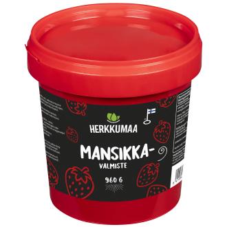Herkkumaa Mansikkavalmiste 960g kalorit ja ravintosisältö - 184 kcal