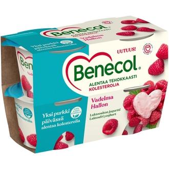 Benecol 4x115g vadelmajogurtti kalorit ja ravintosisältö
