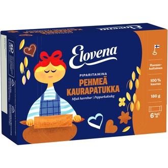 Elovena 6x30g piparitaikina pehmeä kaurapatukka kalorit ja ravintosisältö