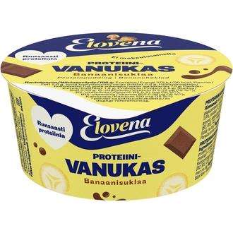 Elovena 150g banaanisuklaa proteiinivanukas kalorit ja ravintosisältö - 90 kcal